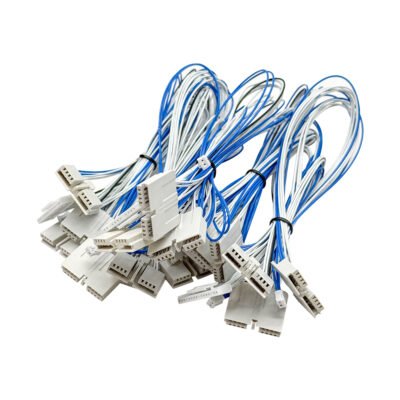Custom 8-pin EdgeLock R-S wire harness extension. SN 2163311043 with R-R locking mechanism. Reliable, high-performance connectivity for specialized electronic builds.