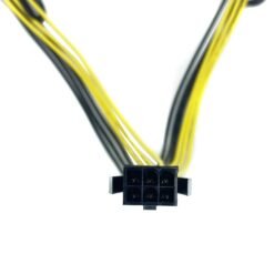 6 Pin to Dual 8 Pin (6+2) Display Card Power Cable