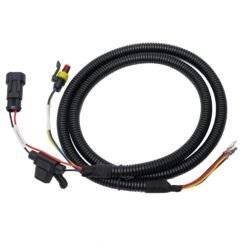 Corrugated Black PVC Wiring Harness Pipe — Automotive & Truck Use